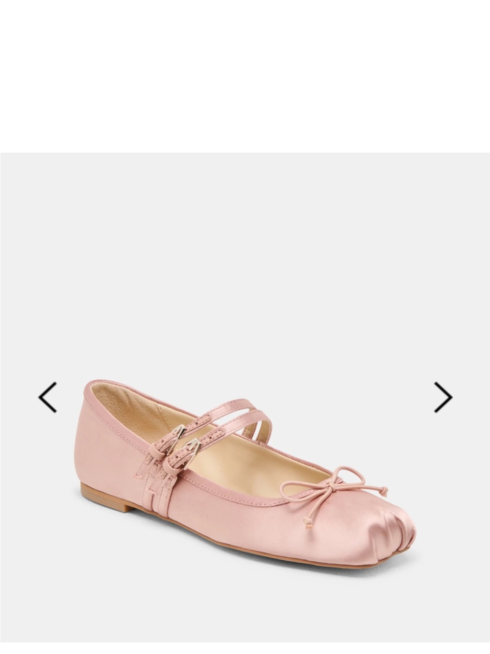 New in Box Dolce Vita Blush Pink Double-Strap Ballet Flat